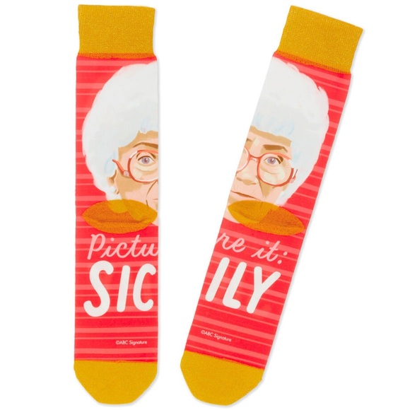NWT Hallmark The Golden Girls Sophia Petrillo Picture It, Sicily Socks - Picture 2 of 6